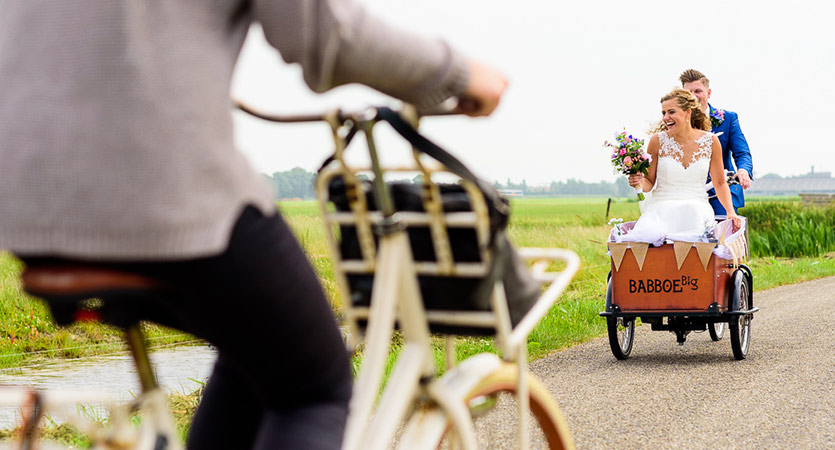 Bakfiets bruiloft wedding