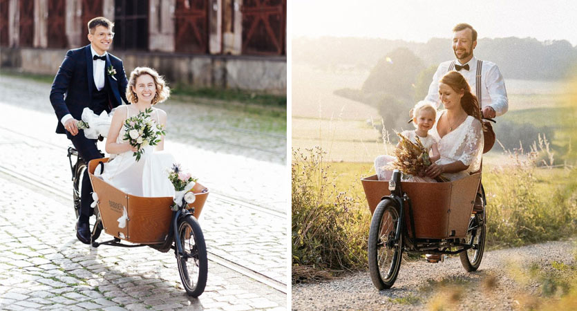 VÃ©lo cargo de mariage