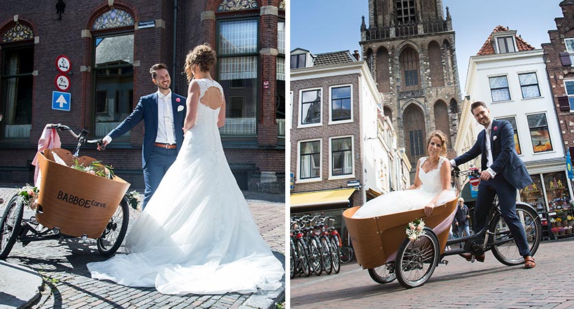 VÃ©lo cargo de mariage