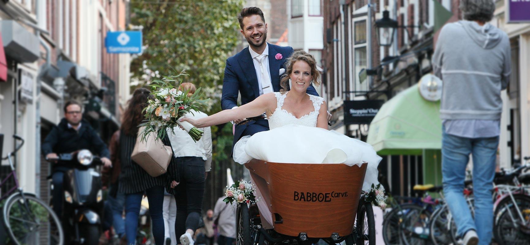 Se marier sur un vélo cargo ? C'est possible !
