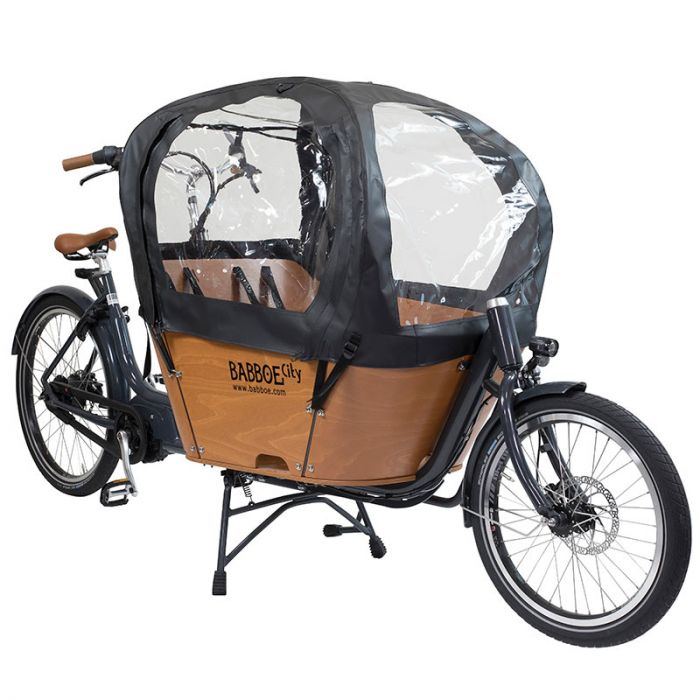 Protection de pluie pour vélo cargo Babboe City