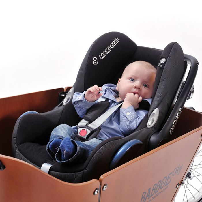 Steco support de maxi cosi pour un vélo cargo Babboe