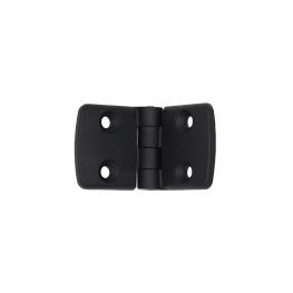 Babboe charniÃ¨re de porte noire 2 piÃ©ces