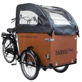 Housse de pluie noire pour coffre de biporteur court Bakfiets