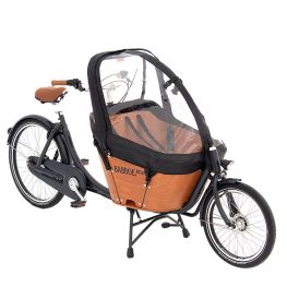 Housse de vélo Cargo Cargo, Pour 2 roues avec tente pluie, Noir, Maxxcovers