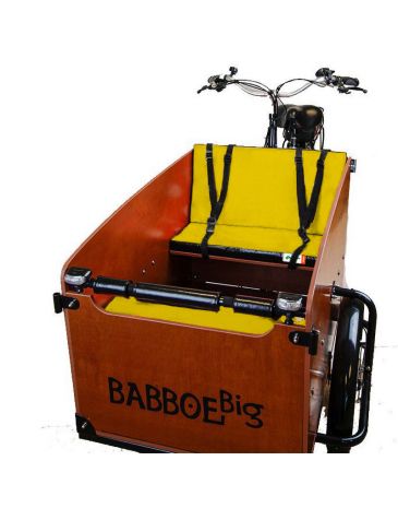 Babboe vÃ©lo cargo set de coussins Yellow Black