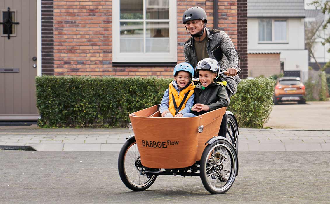 Vélo cargo triporteur avec design unique